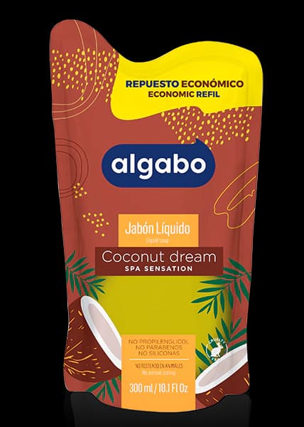Caja x12 Repuesto Jabón Líquido Coconut Dream 300ml