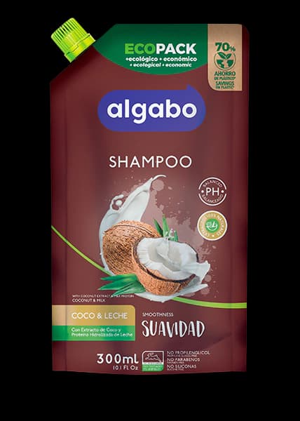 Shampoo Suavidad de Coco y Leche DP 300ml