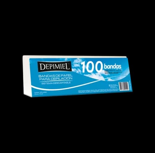 Bandas de papel para retirar cera x10